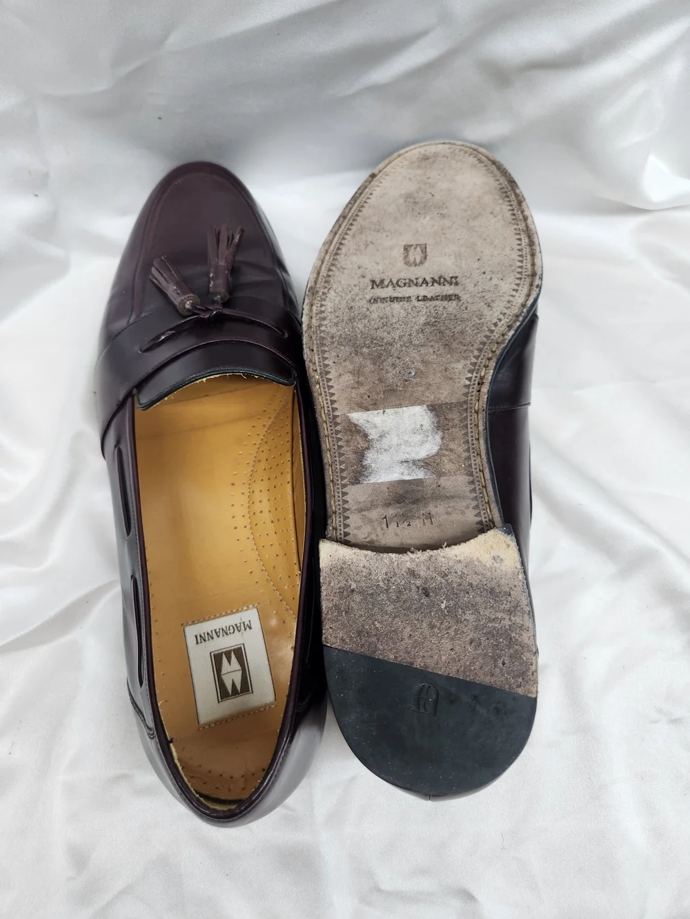 Magnanni polished leather